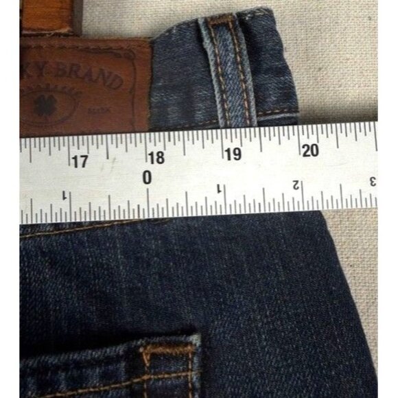 Lucky Brand 181 Relaxed Straight Men's Jeans Blue Denim Size 40x32 - Picture 6 of 13